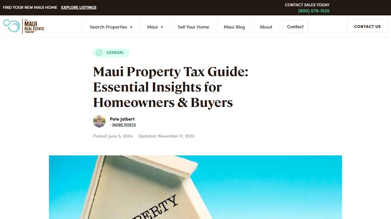 Maui Property Tax 2026: Rates, Exemptions & How to Save
